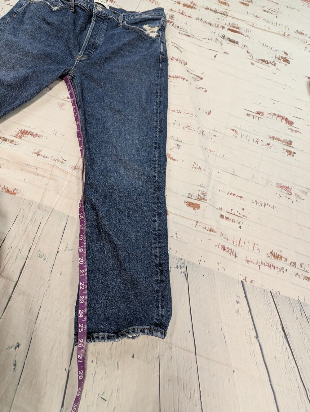 Agolde Riley High Rise Cropped Jeans - Picture 5 of 7